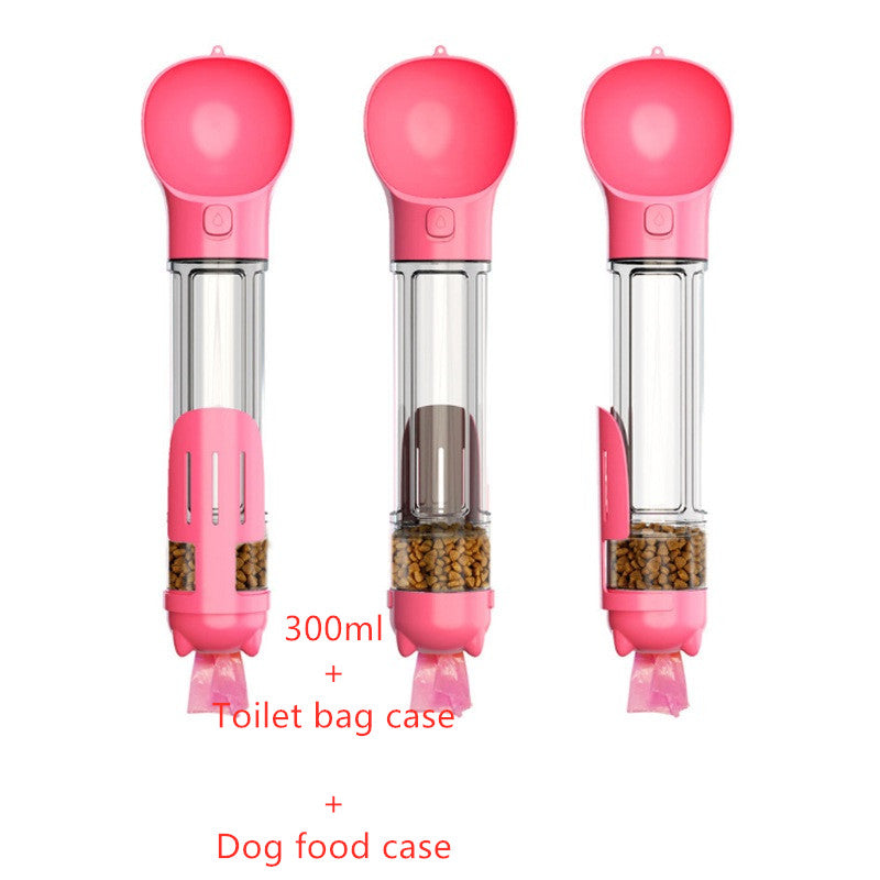 PawTravel 3-in-1 Pet Bottle – Hydrate, Feed & Clean Anywhere