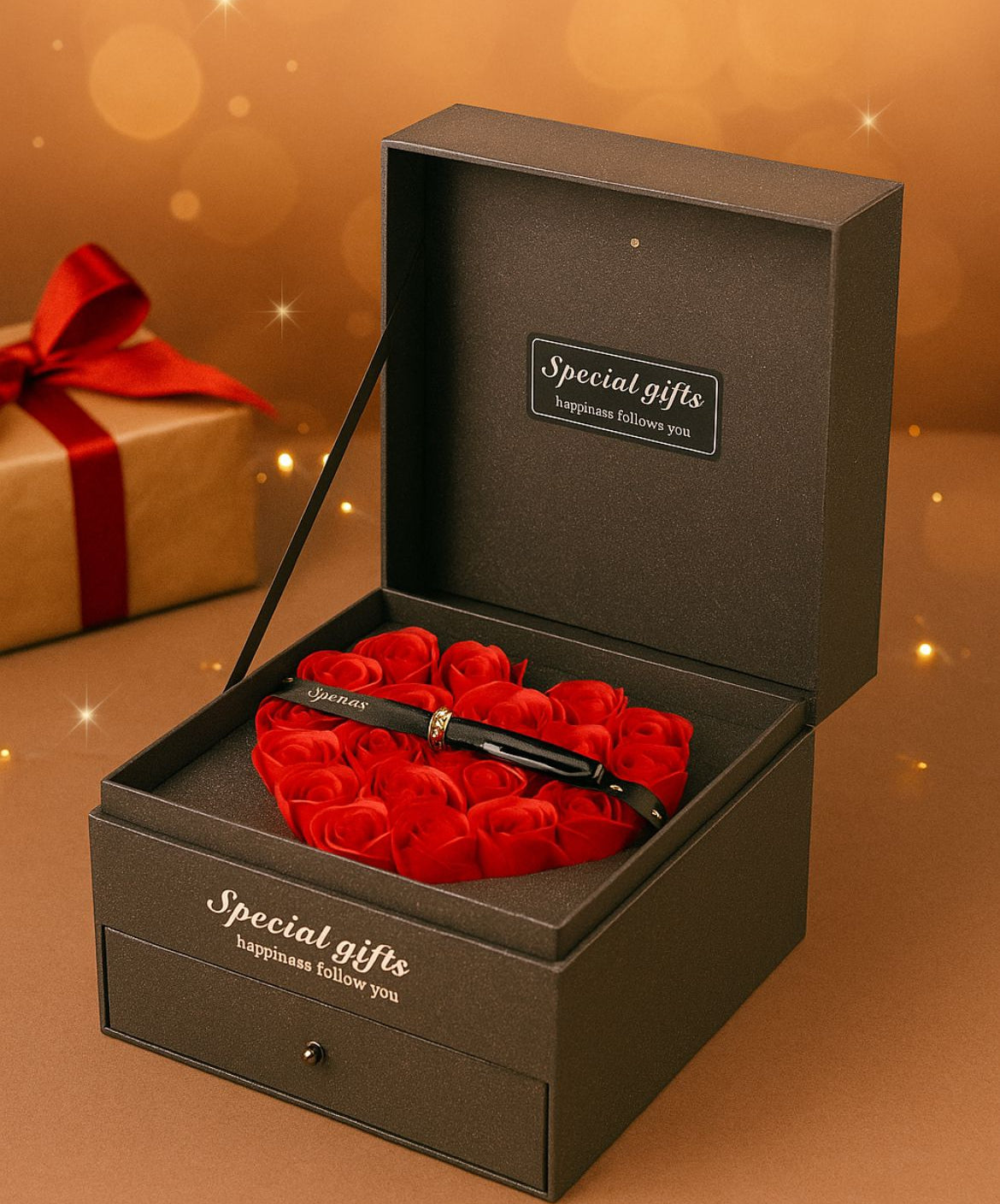 Rosavey Gift Bloom Box — Elegant Music & Flower Gift Packaging